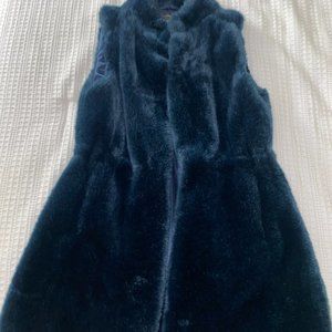 Vince Camuto Blue Vest XS